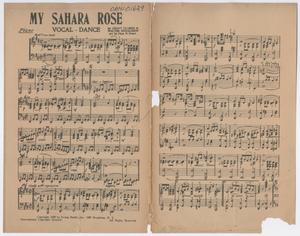 Primary view of object titled 'My Sahara Rose: Piano Part'.