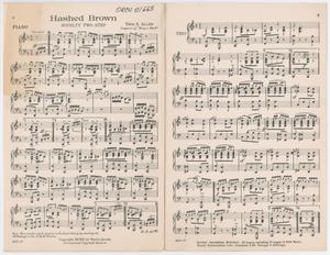 Hashed Brown: Piano Part