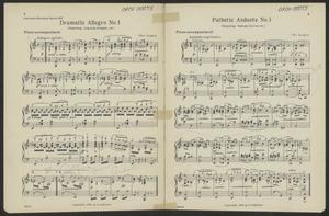 Dramatic Allegro & Pathetic Andante: Piano Part