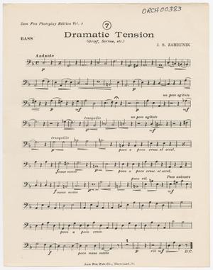 Primary view of object titled 'Dramatic Tension: Bass Part'.