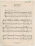 Musical Score/Notation: Recitativo: Clarinet in Bb Part