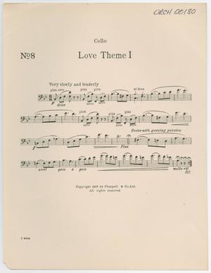 Love Theme 1: Cello Part
