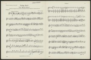 Primary view of object titled 'Galop Number 2: Violin 1 Part'.