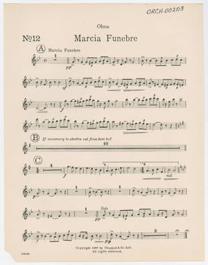 Marcia Funebre: Oboe Part