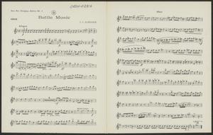 Primary view of object titled 'Battle Music: Oboe Part'.