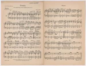 Primary view of object titled 'Presto: Piano Part'.