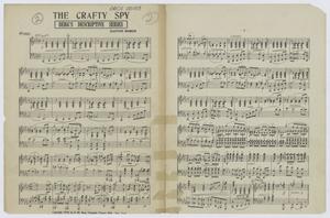 Primary view of object titled 'The Crafty Spy: Piano Part'.