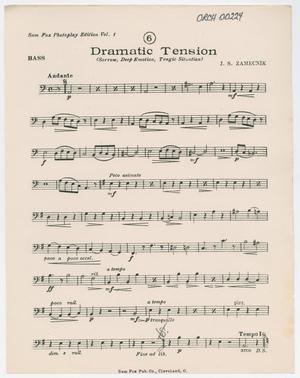 Dramatic Tension: Bass Part