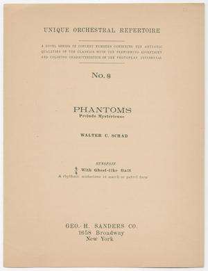Primary view of object titled 'Phantoms: Violin 1 Part'.