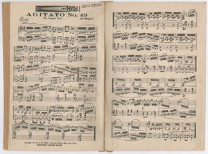 Primary view of object titled 'Agitato: Piano Part'.