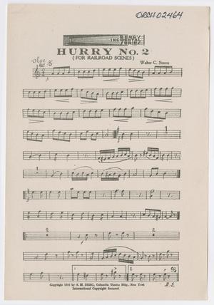 Hurry: Oboe Part