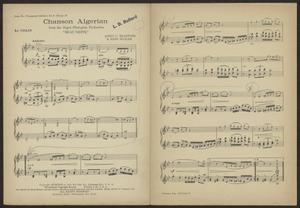 Chanson Algerian: Violin 1 Part