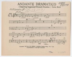Andante Dramatico: 1st & 2nd Cornets in Bb Part