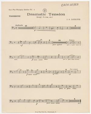Primary view of object titled 'Dramatic Tension: Trombone Part'.