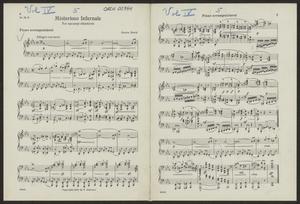 Primary view of object titled 'Misterioso Infernale: Piano Accompaniment Part'.
