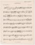 Musical Score/Notation: Pastorale: 2nd Clarinet