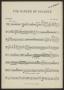 Musical Score/Notation: The Dancer of Navarre: Trombone Part