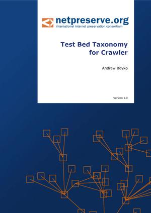 Primary view of object titled 'Test Bed Taxonomy for Crawler'.