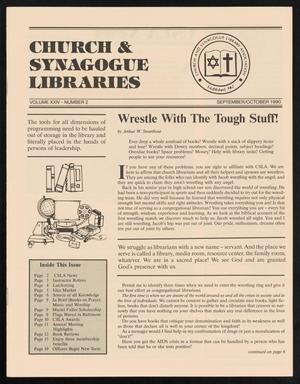 Primary view of object titled 'Church & Synagogue Libraries, Volume 24, Number 2, September/October 1990'.