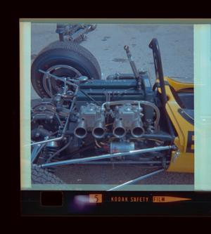 [Photograph of the engine of a race car at Green Valley Raceway]