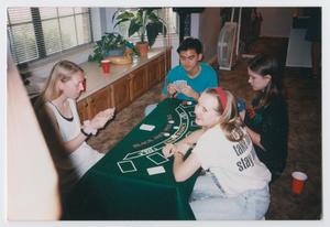 [Photograph of TAMS students playing black jack]