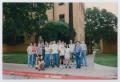 Photograph: [Photograph of TAMS student groups on sidewalk]