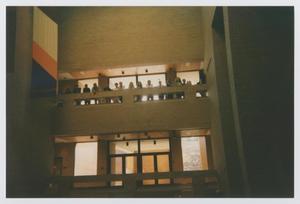 [Photograph of TAMS students inside visual arts building]