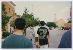[Photograph of the backs of TAMS students]