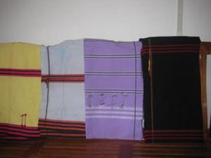 Photograph of different Lamkang women's attire from Tony Khular's collection