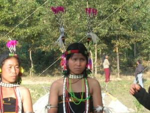 Lamkang Cultural Dress and Ornaments fo women at Charangching Khullen-Khunkha