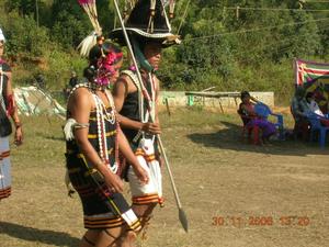 Lamkang dancers performing the Saa K'aai dance