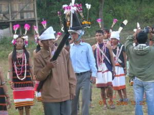 Performing the Reel Ruu Kardaam at the Seminar on the Culture and Origin of the Lamkangs