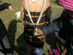 Lamkang Woman's Cultural Dress and Ornaments
