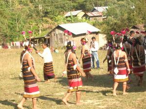 Charangching Khorpii Dancers in a Circle