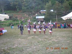 Lamkang Traditonal Dancers with Lamber Ksuu