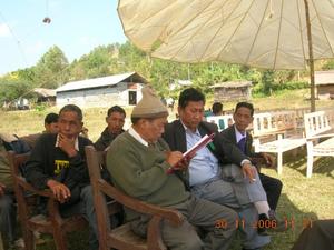 A group of Lamkang leaders and elders