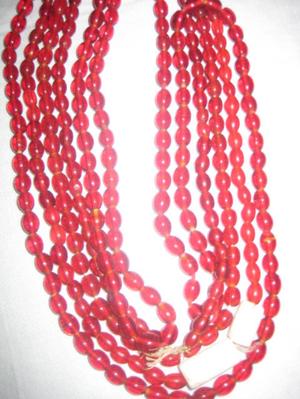 Photograph of Lamkang traditional necklaces called Ardei ksen pthxii riih