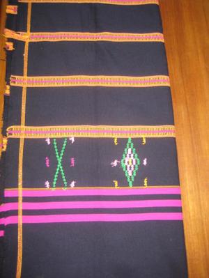 Photograph of Lamkang traditional wrap around worn by Lamkang women called [pyil rei tkar knik]