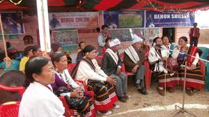 Laapii and Laapuu during the first death anniversary celebration of late Behon Shilshi at Deeringkhu Chandel.