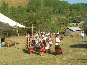 Charangching Khorpii Dancers Performing at the Seminar on Culture and Origin of the Lamkangs
