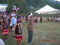 Photograph: Community Elder Lamber Ksuu leading the dance