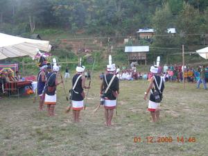 Lamkang Saa K'aai Dance demonstrating the killing of "Saaraang"