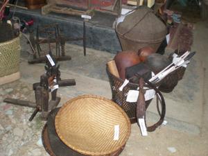 Photograph of Lamkang Cultural items displayed at Lamkang Snu Lop Conference