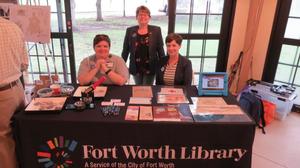 [Ft. Worth Library table]