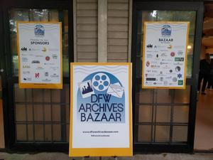 [Three DFW Archives Bazaar signs]