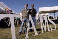 Thumbnail image of item number 1 in: '[Scott Cook and Waleed Mebane at 2008 UNT Homecoming]'.