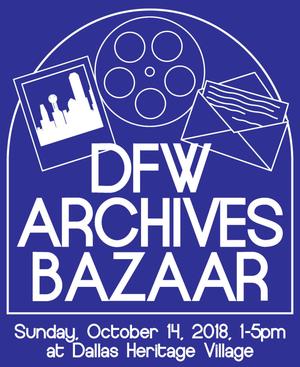 [DFW Archives Bazaar T-shirt logo]