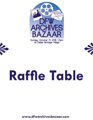 ["Raffle Table" poster]