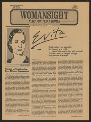 Womansight: News for North Texas Women, Volume 3, Number 2, July/August 1982