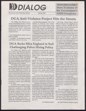 [DIALOG - The Journal of the Dallas Gay Alliance Newspaper]